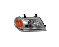 Far MITSUBISHI PAJERO/MONTERO SPORT (K90), 01.2001-12.2007, partea dreapta, TYC, tip bec H4+W21W+W5W; electric; rama argintie, gri; fara motor; halog