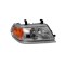 Far MITSUBISHI PAJERO/MONTERO SPORT (K90), 01.2001-12.2007, partea dreapta, TYC, tip bec H4+W21W+W5W; electric; rama argintie, gri; fara motor; halog
