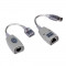 Adaptor USB Rj45 extender la distanta de 45m (u.228)