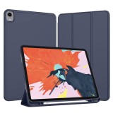 Husa iPad Pro 2018 12.9 A1876A1983 Techsuit Flex Trifold Pen, bleumarin