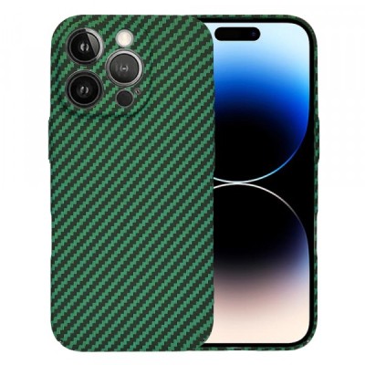 Husa pentru Apple iPhone 14 Pro, Techsuit, Carbonite FiberShell, Verde foto