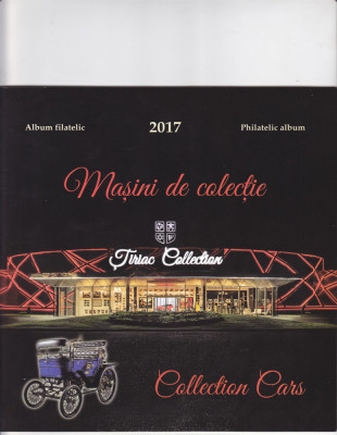 ROMANIA 2017 - MASINI DE COLECTIE, ALBUM FILATELIC - LP 2157a. foto