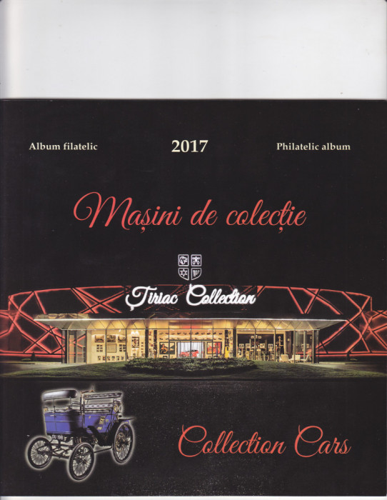 ROMANIA 2017 - MASINI DE COLECTIE, ALBUM FILATELIC - LP 2157a.