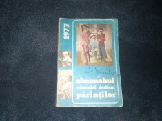 ALMANAHUL EDUCATIEI DEDICAT PARINTILOR 1977