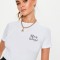 Tricou dama alb - Life is beautiful - S