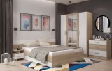 Cumpara ieftin Dormitor Lesi RO, Sonoma Alb