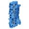 Conector Șine 2.5mm2 Piste 1 Borne 3 Albastru