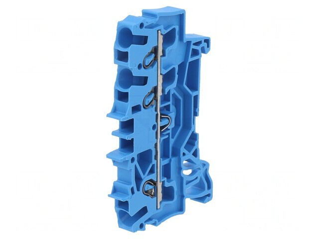 Conector Șine 2.5mm2 Piste 1 Borne 3 Albastru