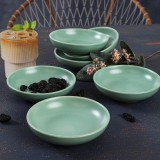 Set boluri ceramice pentru sos, Verde, 13 cm