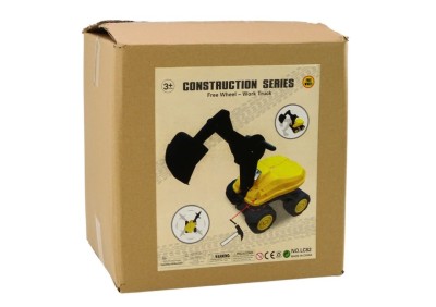 Premergator excavator cu brat mobil, galben foto