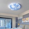 Lustra LED EARTH, 39W, Diametru 35cm, lumina Rece/Calda/Neutra, Albastru, Alessandro DESIGN