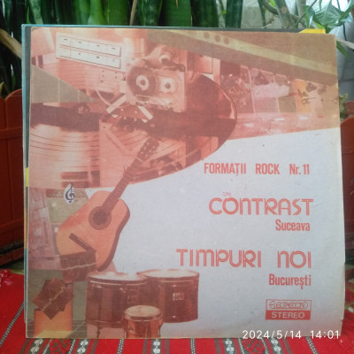 -Y- FORMATII ROCK NR. 11 CONTRAST SI TIMPURI NOI ( STARE EX ++ ) DISC VINIL LP foto