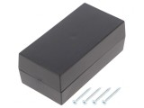 Carcasă Universală ABS Neagră 55x106x40mm, KRADEX