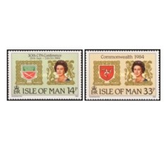 Isle of Man 1984 - steme, serie neuzata