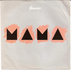 Genesis - Mama (1983, Vertigo) Disc vinil single 7&amp;quot; foto