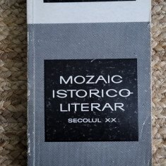 MOZAIC ISTORICO-LITERAR SECOLUL XX-DINU PILLAT