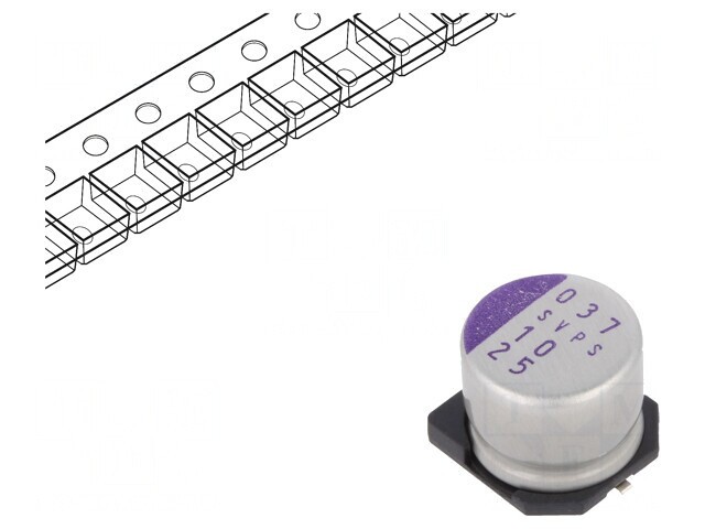 Condensator Polimeric 10uF 25V SMD