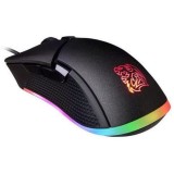 Mouse Gaming Tt eSPORTS Iris RGB, 5000 DPI, Senzor Optic Pixart, 6 Butoane Programabile, Switch-uri Omron, Negru