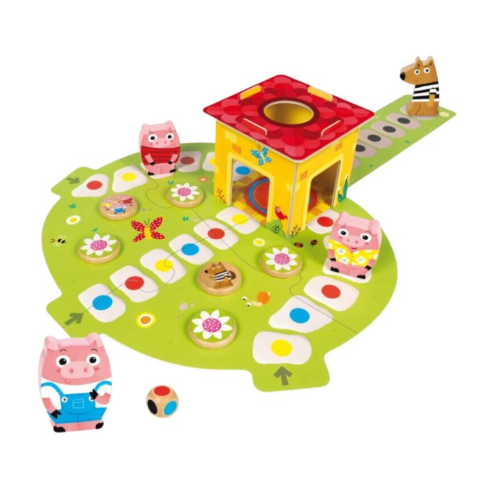 Joc de masa - Cei 3 purcelusi PlayLearn Toys