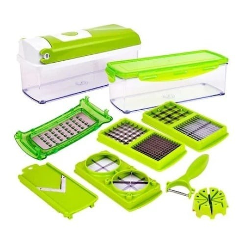 Razatoare de legume multifunctionala FOXMAG24, 11 moduri de taiere, 9 piese