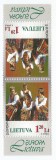 |Lituania, pereche tete-beche, Europa CEPT, 1998, MNH, Nestampilat