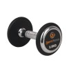 Gantera Cauciucata Sportmann, 2.5kg, Negru, Metal si Cauciuc, Fitness, Biceps, Triceps