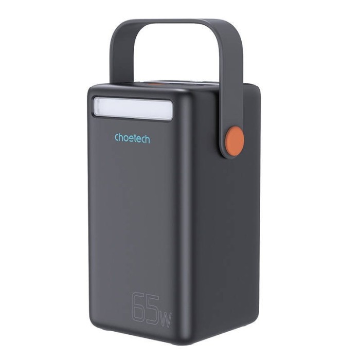 Mini stație de alimentare, powerbank Choetech B664 50000mAh 65W (negru)
