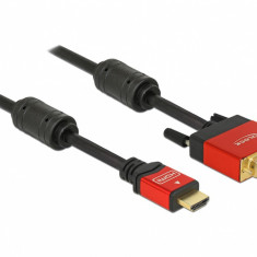 Cablu HDMI la DVI-D Dual Link 24+1pini Premium T-T 5m, Delock 84344