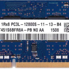 Memorii Laptop SKhynix 4GB 1600Mhz PC3L 1.35V HMT451S6BFR8A