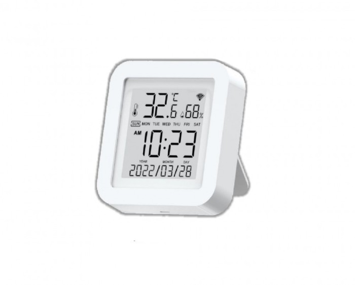 Senzor de temperatura si umiditate CTW 06, Wi-fi cu afisaj LCD pentru panouri de incalzire Wertberg, Harder HD0084