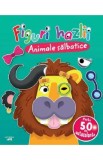 Figuri hazlii: Animale salbatice. Peste 50 de autocolante