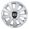 Set 4 Capace Roti, potrivite jantelor de R15, pentru Kia, model flash cromat, Autohelix MSA