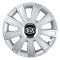 Set 4 Capace Roti, potrivite jantelor de R15, pentru Kia, model flash cromat