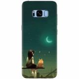 Husa silicon pentru Samsung S8 Plus, Cat And Girl