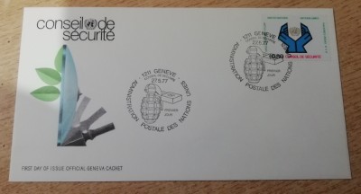 B14 - FDCS - Natiunile Unite - Consiliul de securitate de la Geneva - 1977 foto