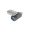 Adaptor OTG USB Type C tata - USB Type A mama metal argintiu 3A Orico CTA2