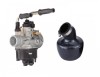 Carburator + Filtru Aer Scuter Motowell 49cc 50cc - Soc Manual - Racire Aer