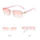 Ochelari de Soare dama cu brate din bambus Roz tip Ray Ban&nbsp;Gucci&nbsp;Prada