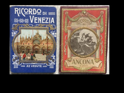 Ricordo di Venezia, Ricordo di Ancona - 2 x 32 vedute, Milano, (1904). foto