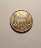 Bulgaria 50 Leva 1934 Patina Frumoasa, Europa