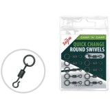 Vartej Carp Zoom Quick Change Round Swivels, Nr.7, 10buc/plic