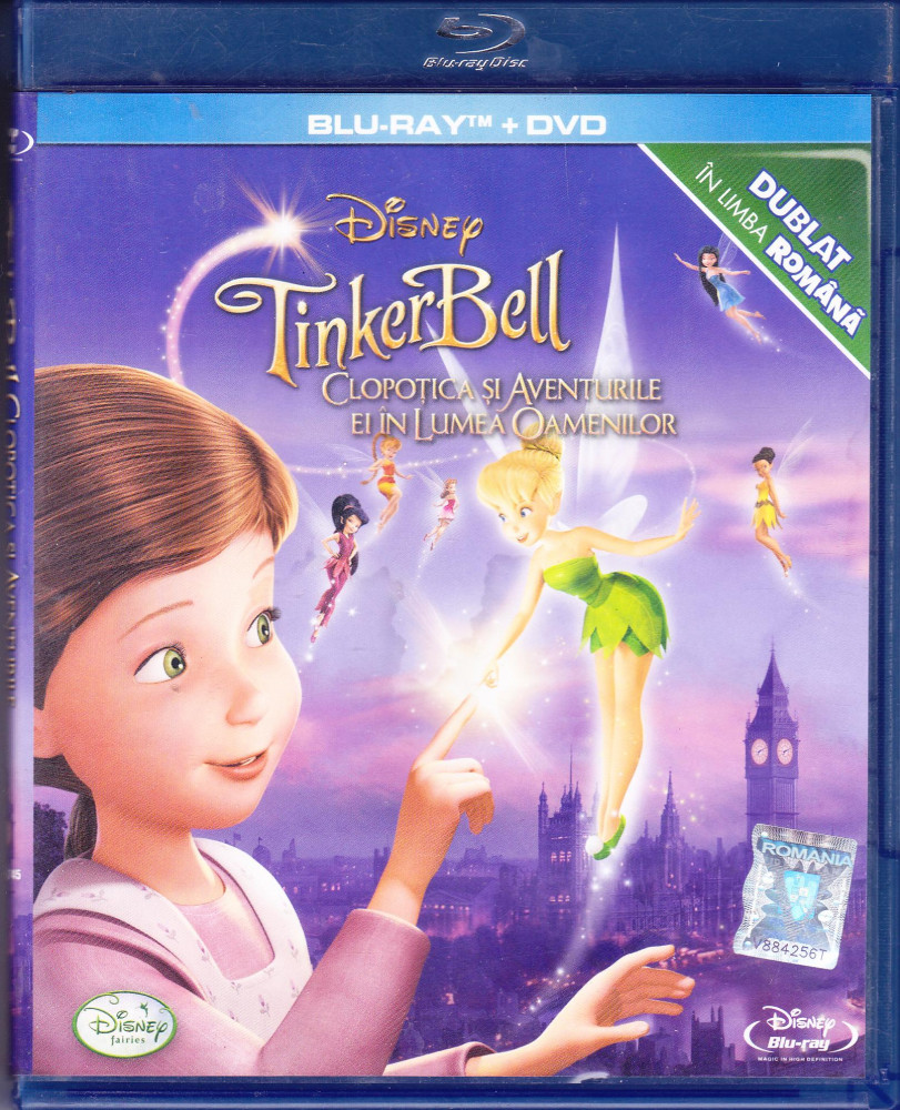 DVD animatie: TinkerBell - Clopotica ( original, dublat lb. romana ) |  arhiva Okazii.ro