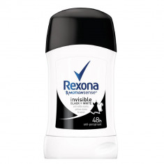 Deodorant antiperspirant stick Rexona Invisible Black &amp;amp; White, pentru femei, 40 ml foto