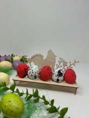 Suport pentru 5 oua cu o gaina