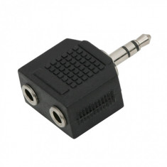 Adaptoare Y Jack 2x3.5 Soclu Jack 3.5 Fisa Jack Stereo 05089