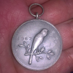Medalie argint 835 din anul 1962
