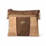 Geanta dama crossbody din pluta Natural Brown