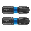 Set biti de impact PZ4X25mm 1/4&quot; 2buc. GRAPHITE 56H506 HardWork ToolsRange