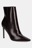 Aldo botine GUAVABERRY culoarea maro, cu toc cui, 14116128