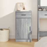 vidaXL Bufet cu sertar sonoma gri 40 x 40.5 x 75 cm Lemn compozit